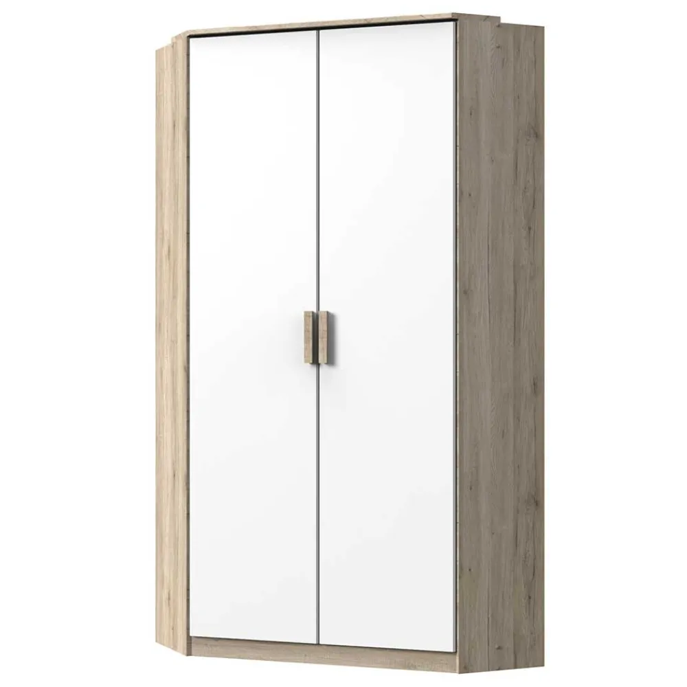 Wohnen Schlafzimmer Eckschrank in Eiche San Remo - Folio