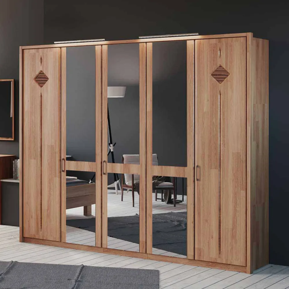 Wohnen Schlafzimmer Einrichtung Apolios in Erle teilmassiv (vierteilig)