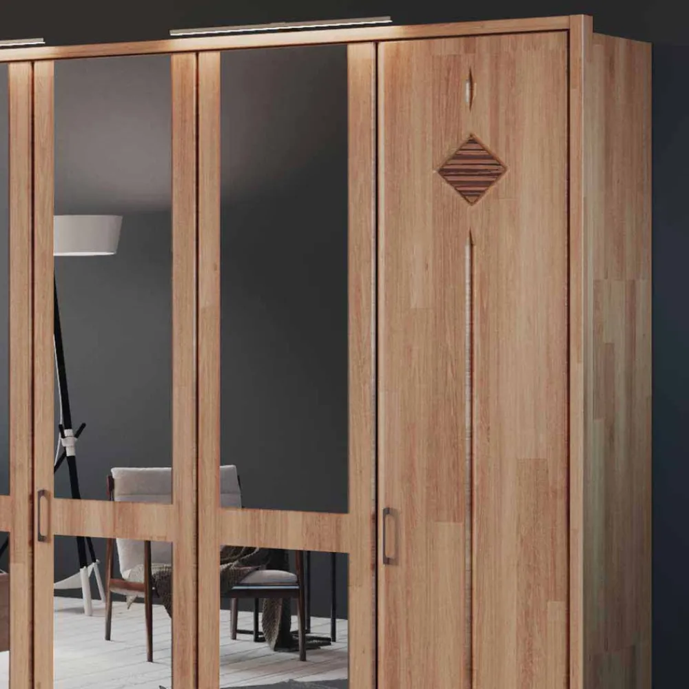 Wohnen Schlafzimmer Einrichtung Apolios in Erle teilmassiv (vierteilig)