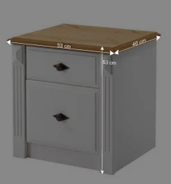 Wohnen Weiße Möbel|Schlafzimmer Komplett*Schlafzimmer Einrichtung Oradea im Landhausstil (vierteilig)