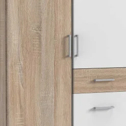 Wohnen Kleiderschränke|Jugendzimmerschränke*Schlafzimmer Kleiderschrank zweifarbig - Coros