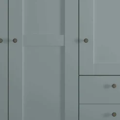 Wohnen Schlafzimmer Kleiderschrank in Graugrün - Rajavo