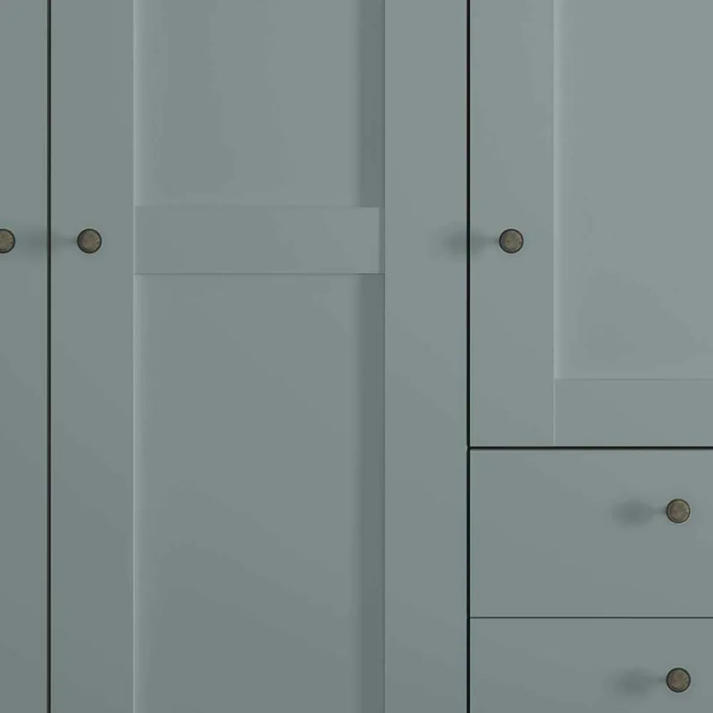 Wohnen Schlafzimmer Kleiderschrank in Graugrün - Rajavo