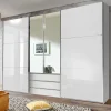 Wohnen Glasmöbel|Kleiderschränke*Schlafzimmer Kleiderschrank elegant-modern - Gastruna I