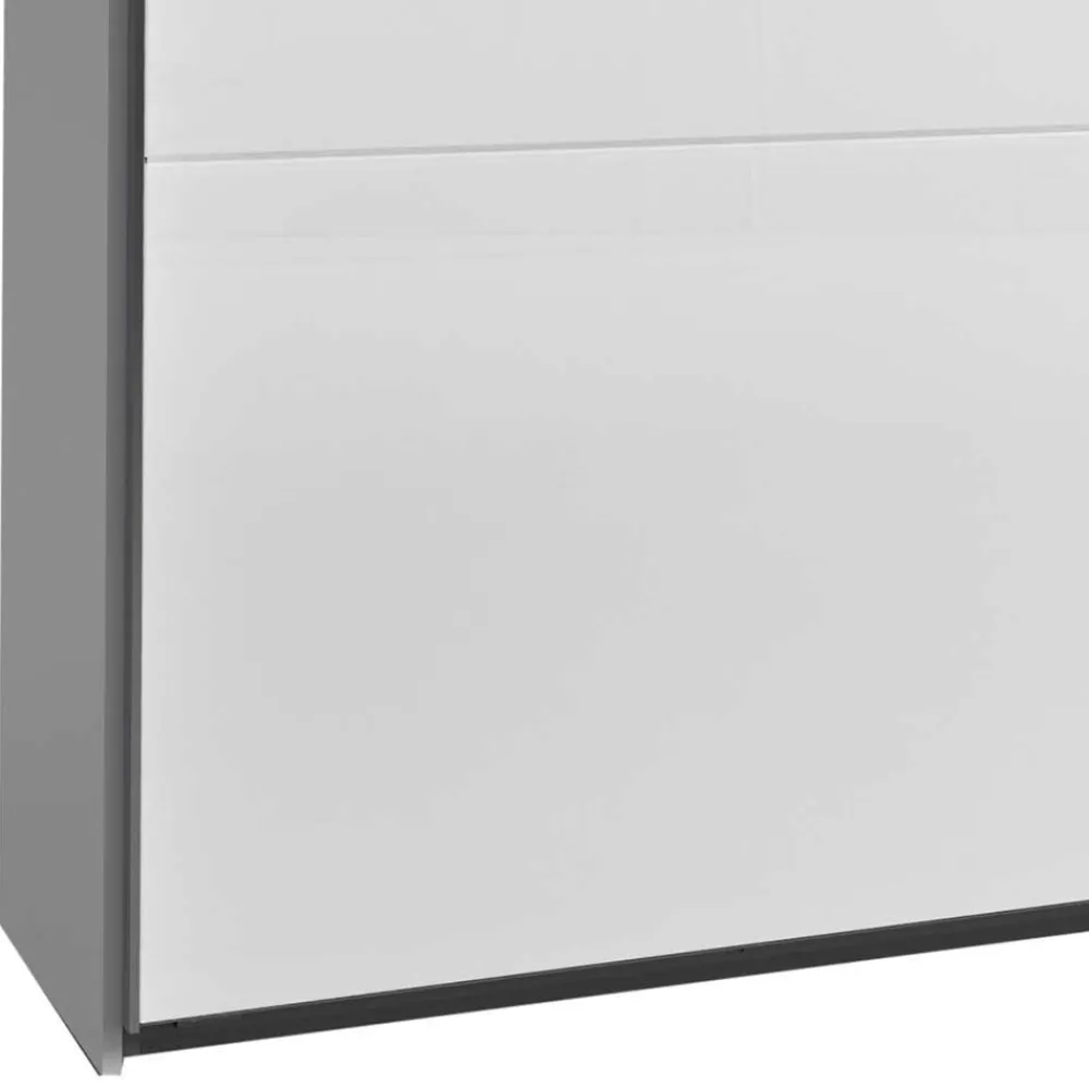 Wohnen Glasmöbel|Kleiderschränke*Schlafzimmer Kleiderschrank elegant-modern - Gastruna I