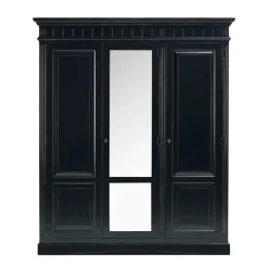 Wohnen Schränke|Vintage Möbel*Schlafzimmer Kleiderschrank Andoro in Schwarz