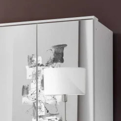 Wohnen Schlafzimmer Kleiderschrank Mellevos in Weiß