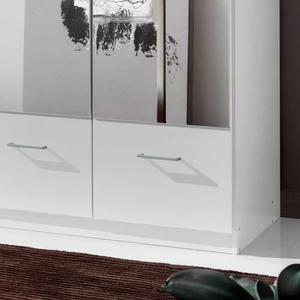Wohnen Schlafzimmer Kleiderschrank Mellevos in Weiß