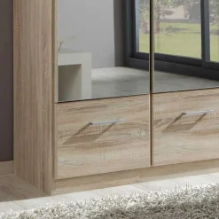 Wohnen Jugendzimmerschränke*Schlafzimmer Kleiderschrank Rommino in Eiche Sägerau