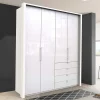 Wohnen Schlafzimmer Kombi-Kleiderschrank in Weiß - Dolienca