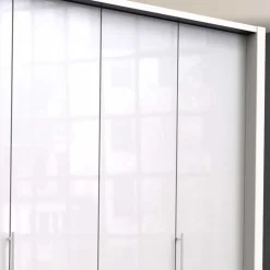 Wohnen Schlafzimmer Kombi-Kleiderschrank in Weiß - Dolienca