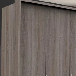 Wohnen Schlafzimmer Kombischrank in Eiche dunkel - Crenba