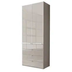 Wohnen Jugendzimmerschränke*Schlafzimmer Kombi-Schrank in Hellgrau - Nucina