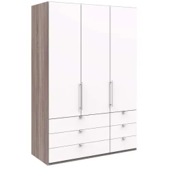 Wohnen Schränke|Kleiderschränke*Schlafzimmer Kombi-Schrank mit sechs Schubladen - Tivierto