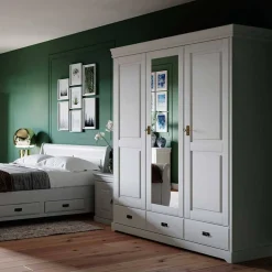 Wohnen Schlafzimmer Kombischrank in Weiß - Presto