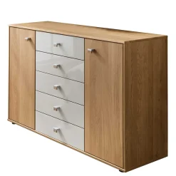 Wohnen Küchenschränke|Sideboards*Schlafzimmer Kommode in Eichefarben & Beige - Emdsiva