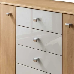 Wohnen Küchenschränke|Sideboards*Schlafzimmer Kommode in Eichefarben & Beige - Emdsiva