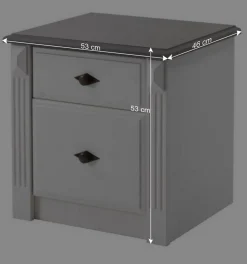 Wohnen Schlafzimmer Komplettset Caneon im Landhausstil (vierteilig)