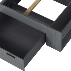 Wohnen Schlafzimmereinrichtung in Eiche Grau - Carika (vierteilig)