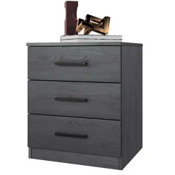 Wohnen Schlafzimmereinrichtung in Eiche Grau - Carika (vierteilig)