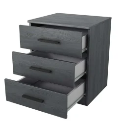 Wohnen Schlafzimmereinrichtung in Eiche Grau - Carika (vierteilig)