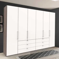 Wohnen Schlafzimmerkleiderschrank foliert in Weiß - Tivierto I