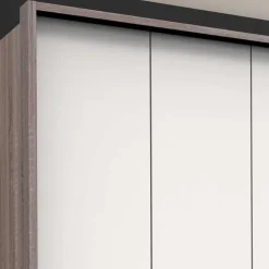 Wohnen Schlafzimmerkleiderschrank foliert in Weiß - Tivierto I