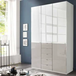 Wohnen Jugendzimmerschränke*Schlafzimmer-Kleiderschrank zweifarbig - Pascan