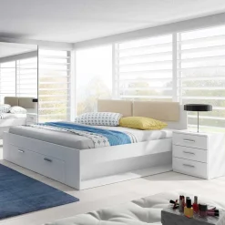 Wohnen Schlafzimmermöbel in Weiß Esche Dekor - Pruducia (vierteilig)