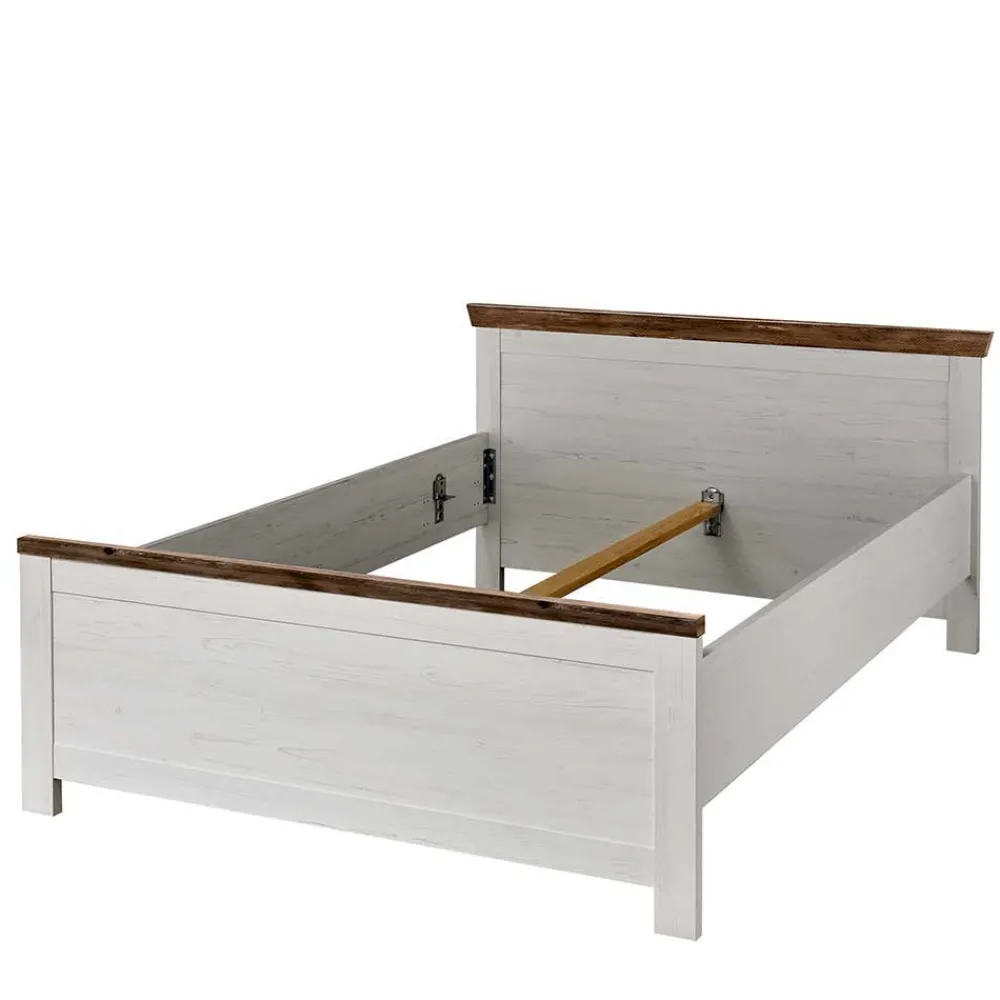 Wohnen Schlafzimmer Komplett*Schlafzimmermöbel mit Bett 140x200 - Nedita (vierteilig)