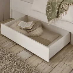 Wohnen Schlafzimmer Komplett*Schlafzimmermöbel mit Bett 140x200 - Nedita (vierteilig)