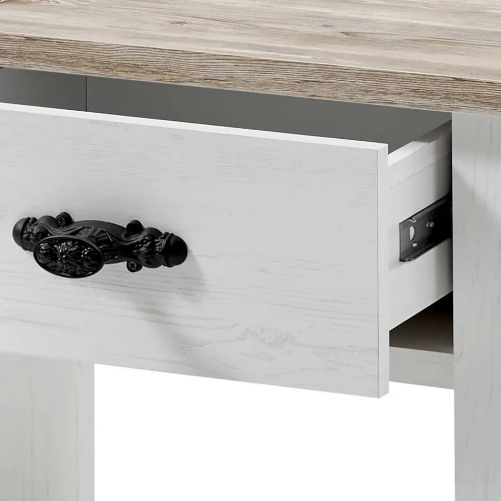 Wohnen Schlafzimmer Komplett*Schlafzimmermöbel mit Bett 140x200 - Nedita (vierteilig)