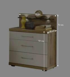 Wohnen Schlafzimmermöbel Neriman mit Stauraumbett (vierteilig)