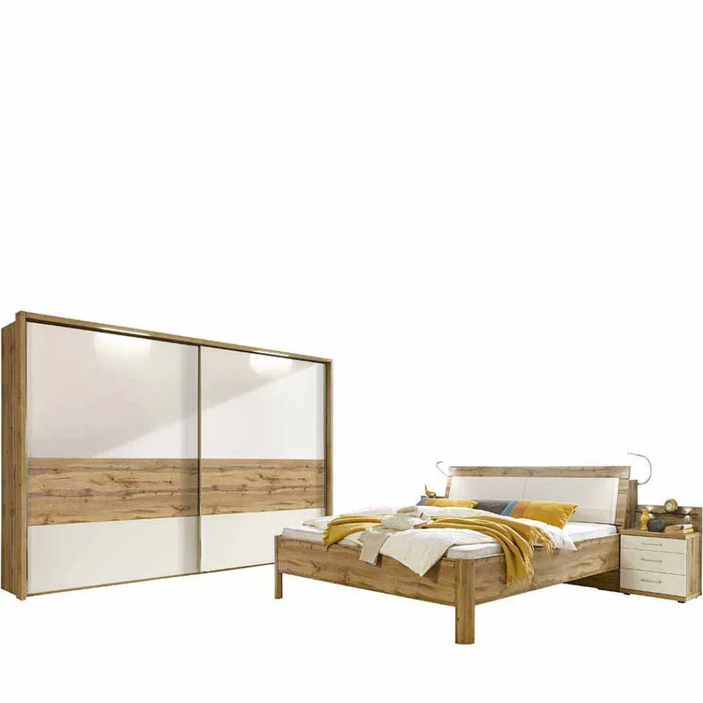 Wohnen Schlafzimmermöbel Neriman mit Stauraumbett (vierteilig)