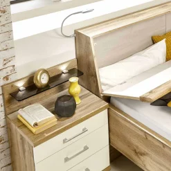 Wohnen Schlafzimmermöbel Neriman mit Stauraumbett (vierteilig)