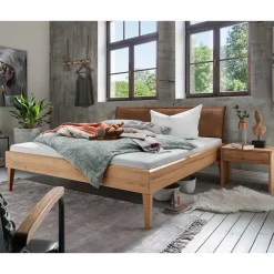 Wohnen Schlafzimmer Komplett*Schlafzimmermöbel Set aus Kernbuche - Eudrinia (vierteilig)