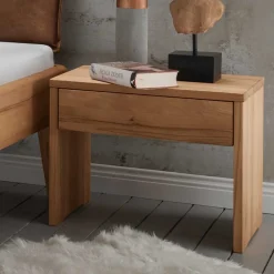 Wohnen Schlafzimmer Komplett*Schlafzimmermöbel Set aus Kernbuche - Eudrinia (vierteilig)