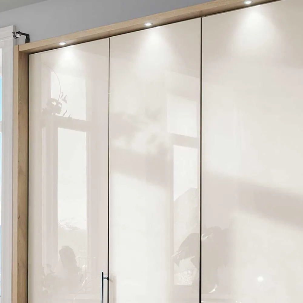 Wohnen Schlafzimmer Komplett*Schlafzimmermöbel Set in Beige - Lesegano (vierteilig)