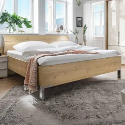 Wohnen Schlafzimmer Komplett*Schlafzimmermöbel Set in Beige - Lesegano (vierteilig)