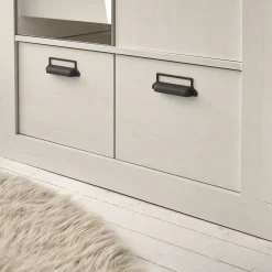 Wohnen Schlafzimmer Komplett*Schlafzimmermöbel Set mit 90x200 Bett - Tramos (vierteilig)