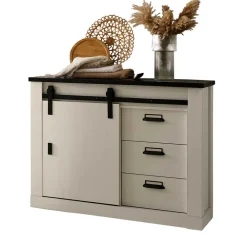 Wohnen Schlafzimmer Komplett*Schlafzimmermöbel Set mit 90x200 Bett - Tramos (vierteilig)