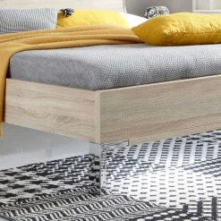 Wohnen Schlafzimmer Komplett*Schlafzimmermöbel Set mit LED Licht - Rativian (vierteilig)