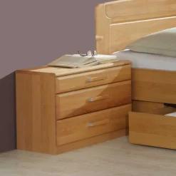 Wohnen Schlafzimmer Komplett*Schlafzimmermöbel Set Tandrea aus Erle teilmassiv (vierteilig)