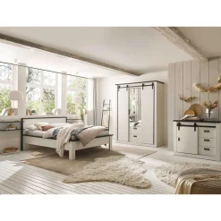 Wohnen Schlafzimmer-Möbel-Set mit Bett 140x200 - Tramos (fünfteilig)