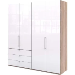 Wohnen Jugendzimmerschränke*Schlafzimmerschrank 200cm breit in modernem Design - Bosays
