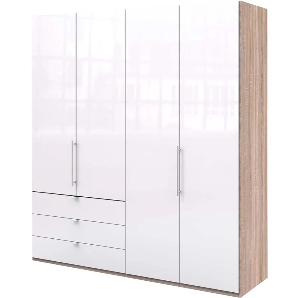 Wohnen Jugendzimmerschränke*Schlafzimmerschrank 200cm breit in modernem Design - Bosays