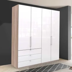 Wohnen Jugendzimmerschränke*Schlafzimmerschrank 200cm breit in modernem Design - Bosays