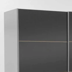 Wohnen Jugendzimmerschränke*Schlafzimmerschrank Cotton mit Glasfront