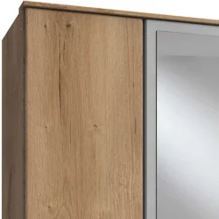 Wohnen Jugendzimmerschränke*Schlafzimmerschrank in Plankeneiche & Lichtgrau - Anca