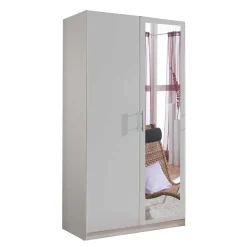 Wohnen Jugendzimmerschränke*Schlafzimmerschrank in Weiß foliert - Jodolio